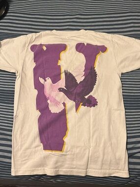 Nav x Vlone doves tee white/purple
